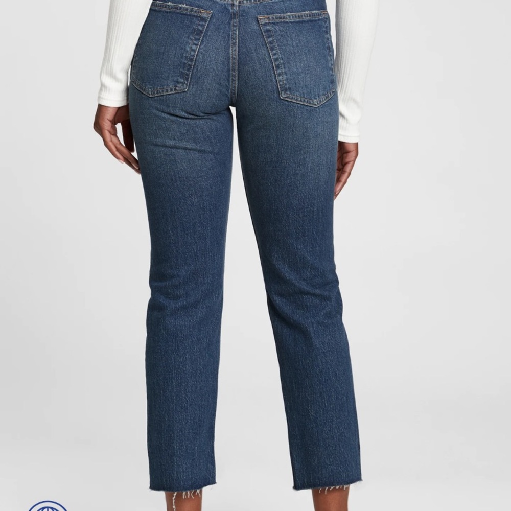 GAP cheeky high rise straight jeans 10